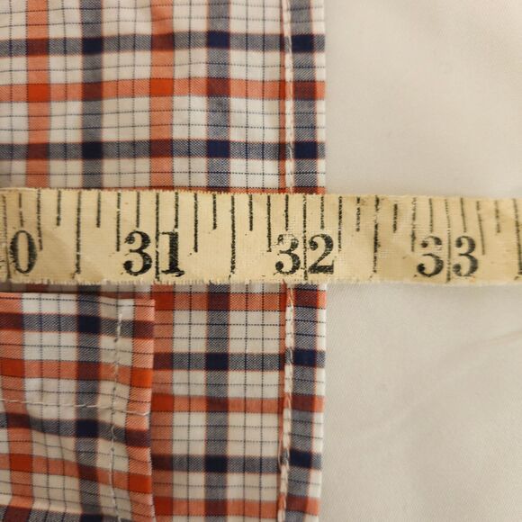 NWT Five Four Club Mens XL Red White Blue Roll Tab Sleeve Button Up Down Shirt - Picture 8 of 8